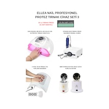 Protez Tırnak Cihaz Seti B135 & Tırnak Toz Toplama & X26 Max Uv 81 Led & Mini Sterilizatör