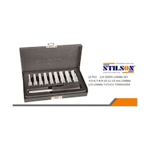 Stilson 10 Parça 1/4 Derin Lokma Seti
