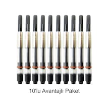 Waterman Metal Çevirmeli Dolma Kalem Mürekkep Pompası 10 Adet Ws0112881 Diğer