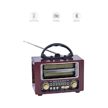 Bluetooth Hoparlör Nostaljik Radyo Speaker Ns02