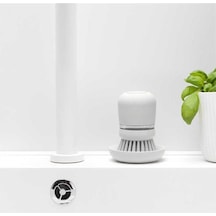 Brabantia Light Grey Sabun Hazneli Bulaşık Fırçası