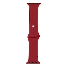Watch 38mm Band Serisi Klasik Kordon Silikon Strap Kayış-kırmızı-rose Gold