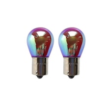 2 Adet 12v Py21w 93 Tek Duy Yakın Tırnak Amber Diadem Chrome Ampul Bau15s