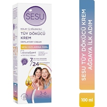 Sesu Tüy Dökücü Krem 100ml Sesu Kızlarına Özel