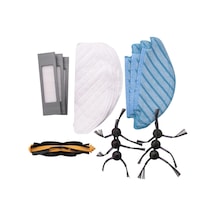 Crackedice Ecovacs Deebot Ozmo T8 İçin Filtre Fırça Paspas Bezi Seti Temizlik İçin