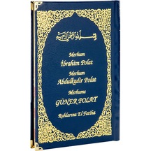 50 Adet - Isim Baskılı Ciltli Yasin Kitabı - Orta Boy - 128 Sayfa N11.5208