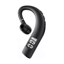 Monyee F19 Tek Kulaklık Bluetooth 5.2 Kulak Üstü Kulaklık, 50 Saat Pil Ömrü, Cvc6.0 Gürültü Önleme, Dijital Gösterge, Siyah