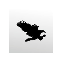 Folyo Sticker Kartal Adkpquy628 40cm Uzunluk Siyah
