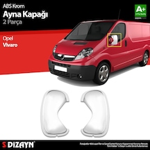 S-dizayn Opel Vivaro Abs Krom Ayna Kapağı 2 Prç 2010-2014