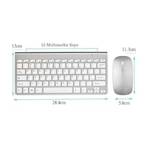 Microcase Al3946 2.4G Wireless Optik Bluetooth Kablosuz Klavye Ve Mouse Seti