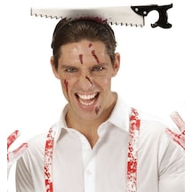 Kafaya - 322 - Saplanmış Halloween Lı Testere - Edntrend - Şaka Tacı Tüm Yaşlar