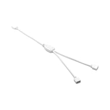 2 Yollu Beyaz Rgb Led Şerit Splitter Bağlantı Kablosu Dc 5v-12v Y Şekli Uzatma Kablosu Çoklayacı Çoğaltıcı Konnektör Adaptör 5050 3528