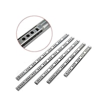 Aletçantam 17mm Teleskopik İnce Çekmece Rayı - 34cm (2 parça set) Gri