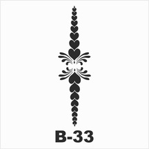 B-33 Artebella Stencil 10X20 Cm N11.4345