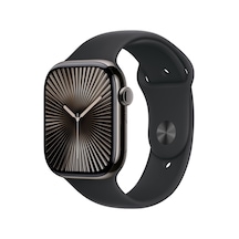 Apple Watch Series 10 GPS + Cellular 46 MM Titanyum Kasa Spor Kordon S/M Akıllı Saat (Apple Türkiye Garantili)