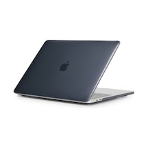 Arabulalaca Apple Uyumlu MacBook Air 13" 2020 A2337 M1 İşlemcili Mat Doku Hardcase Kılıf Lacivert