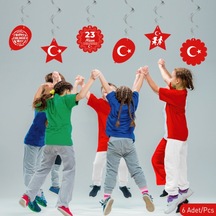 Turkuaz-Pazarlama En Güzel Bayram 23 Nisan Sarkıt Süs