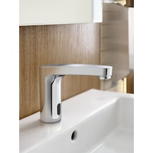 Roca Lavabo Bataryası, L70, Tek Su Girişli, Fotoselli, Krom, A5a5d09c00 Gri