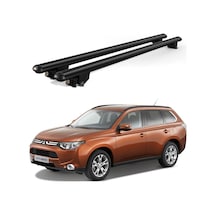 Kanca Mıtsubıshı Outlander 2013 Ve Sonrası Uyumlu Siyah Kilitli Ara Atkı 130cm Port Bagaj Tavan Barı