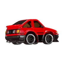 Jdm Seri 2 1985-87 Model Araç Gt-apex Ae86 - Siyah Kırmızı Araba