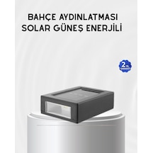 Depomıx Güneş Enerjili Su Geçirmez Bahçe Apliği Uzun Ömürlü Led Li
