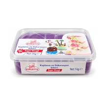 Ovalette Şeker Hamuru Mor 1 Kg