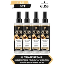 Gliss Ultimate Repair Sıvı Saç Kremi 4 x 200 ML