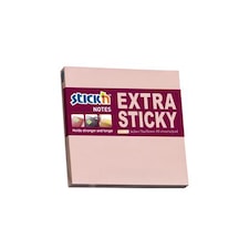 Hopax Stıckn Yapışkanlı Not Kağıdı Extra 90 Yp 76X76 Pastel Pembe