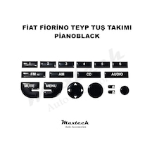 Fiat Fiorino Teyp Tuş Takımı Pianoblack