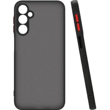 Newface - 147 - Samsung Uyumlu Galaxy A25 5g Kılıf Montreal Silikon Kapak - Ece-umay - - Siyah Sıyah