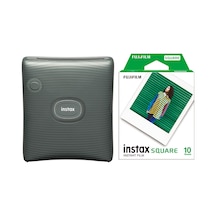 Fujifilm Instax Sq Link Ex D Akıllı Telefon Yazıcısı + 10'lu Film Yeşil