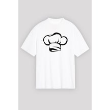 Noıssey Ko Buta Aşçı Beyaz Unisex Tişört T-shirt T8581