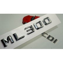 Benz ML 300 CDI Bagaj Krom Metal 3M 3D Yazı Logo