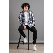 Dorss Ekoseli Slimfit Kışlık Erkek Gömlek