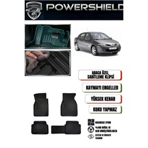 Powershıeld Renault Megane 2 2002-2009 Uyumlu Araca Özel Premium 5d Havuzlu Oto Paspas Takımı