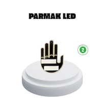 Mey İthalat 176 Led Amber Renkli El Hareketiyle Kontrol Edilen Motosiklet Dönüş Sinyali