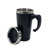Uzun Termos Kupa Bardak İçi Çelik Kulplu 500 Ml Kahve Kupası 6034 Diğer