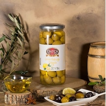 Datça Limon Kabuğu Dolgulu Yeşil Zeytin Cam 480 G