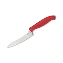 Spyderco Z-cut Red Pointed Tip Plainedge Mutfak Bıçağı