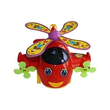Oyuncak Uçak Helikopter Bastonlu Ittirmeli Çocuk Oyuncağı