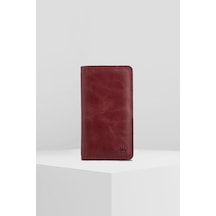 Watchofroyal Elegant Tıguan Bordo Telefon Cüzdanı