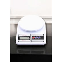 10 Kg Kapasiteli Hassas Dijital Mutfak Tartısı Beyaz