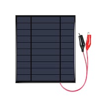Mufunye 2.5w 5v Polikristalin Silikon Güneş Paneli Timsah Klipsli Güneş Hücresi Dıy Güç Şarj Cihazı İçin