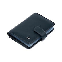 Tergan Lacivert Deri Unisex Kredi Kartlık 01210H86