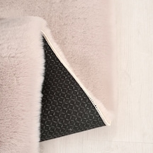Youdayhomecollection Tavşan Poly Peluş Halı -vizon- Yüksek Kalite-ekstra Yumuşak - Kaymaz Özel Tabanlı - 200x200 Çok Renkli