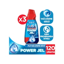 Finish Bulaşık Makinesi Deterjanı Jel 1 L x 3