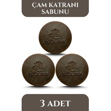 Sabunal Çam Katranı Sabunu 3 Adet - Hassas Ciltler İçin Doağl Bakım Sabunu