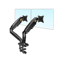 Sh North Bayou F160 17-27'' Amortisörlü Çift Kol Lcd - Led Monitör Tutucu Askı Aparatı Najmaddin