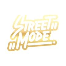 Street Mode Araba Sticker 17x17 Cm Gold