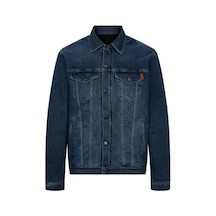 Tech90 Korumalı Motosiklet Kevlar Denim Ceket Lacivert